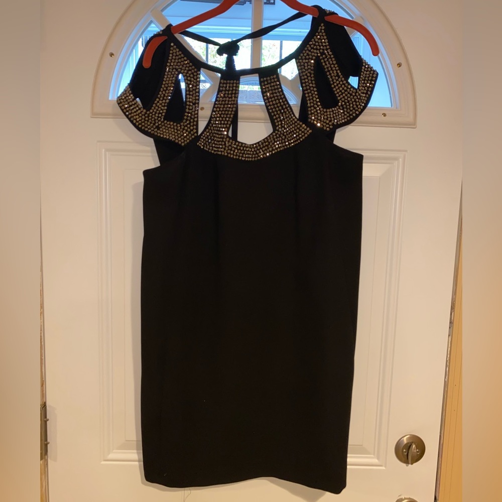 Black dress with gems
